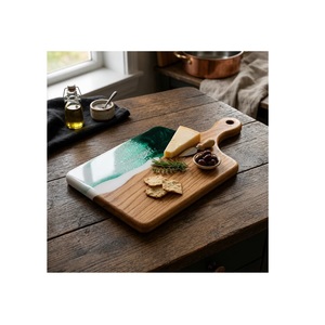 Tabla de Cortar Rectangular de Madera y Resina Hecha a Mano, Diseño Imperial, 1.5 cm de Grosor, Apta para Lavavajillas - Product Image 6