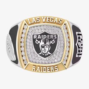 Anillo de Campeonato de los Raiders de Las Vegas, Totalmente Personalizado, Clásico, de Dos Tonos, para Hombre, Colegio, Universidad, Aleación, Moissanita - Product Image 1
