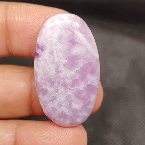 Cabujón de Lapidolita Azul de Alta Calidad, Piedra Preciosa Natural Pulida y Lisa, Tamaños Variados, para Joyería, Sanación, Piedras Sueltas - Product Image 1