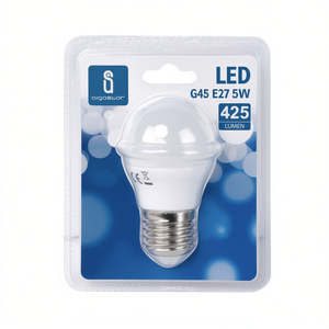 Lampadina LED G45 E27 5W 6400K Bianco Freddo 425 Lumen Ampio Angolo 25000H Durata - Product Image 2