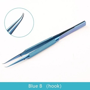 Pinzas para Pestañas con Punta Curva y Recta de Acero Inoxidable, Herramientas de Maquillaje para Extensión de Pestañas, Pinzas Profesionales - Product Image 5