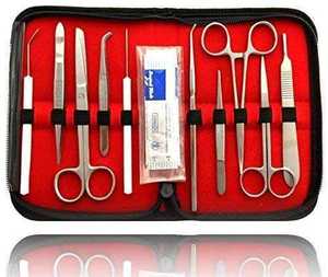 Juego de 13 Piezas de Alta Calidad para Disección, Kit de Instrumentos Médicos para Disección con 5 Cuchillas # 11 PROCEDIMIENTO QUIRÚRGICO Acero Inoxidable CE - Product Image 3