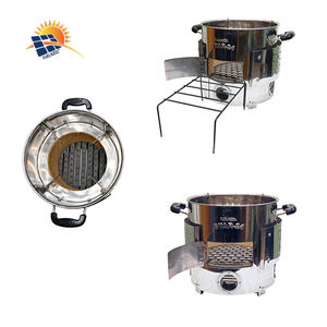 Estufa de leña portátil y duradera de acero inoxidable integrada para camping y picnic, al mejor precio. - Product Image 1