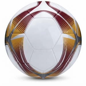 Balón de Fútbol Profesional con Serigrafía en Blanco, Rojo y Azul - Product Image 3