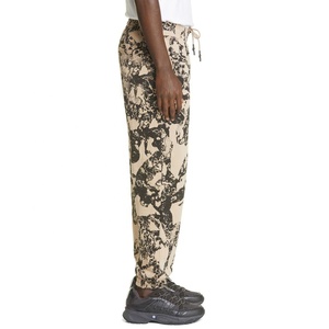 Pantalon de survêtement classique décontracté pour homme avec intérieur en molleton doux, taille ajustable par cordon de serrage, poignets élastiques, coutures durables - Product Image 1