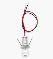 Plafonnier en cristal à effet ciel étoilé, mini projecteur LED RGB intégré 13 mm 12 V