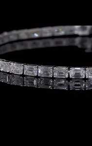 Emerald Cut Lab Grown <b>Diamond</b> <b>Ring</b> for Women | Luxury IGI Certified 18K Gold Plated Bridal Wedding Jewelry - Product Image 4