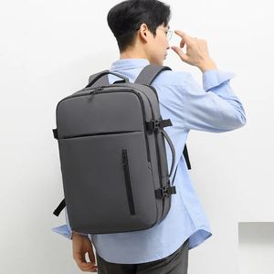 Waterproof Expandable Luxury Business Anti-theft Large Capacity Unisex Casual Fashion Multifunctional Travel Laptop Geometric - Product Image 1