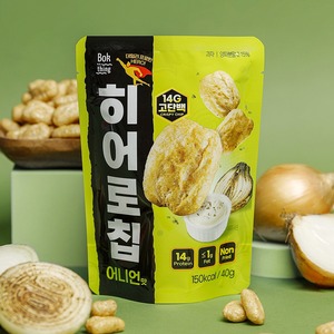 [เดลี่มีล] ขนมขบเคี้ยวโปรตีนจากหัวหอมเกาหลี ไม่ทอด ไฟเบอร์สูง ขนมสำหรับผู้ใหญ่ บ็อกธิง ฮีโร่ ชิป ขนมโปรตีนจากหัวหอม - Product Image 1