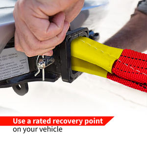 Cuerda de Remolque de Alta Resistencia Roadpower, Correa de Recuperación Duradera de 5 Metros con Lazos Reforzados, Ideal para Vehículos Todoterreno, Automóviles y Camiones - Product Image 3
