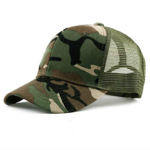 Gorra de Béisbol de Malla de Camuflaje Unisex para Adultos, Casual, Primavera Verano, Transpirable, de Poliéster y Algodón, Ajustable - Product Image 1