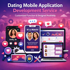 Desarrollo de Aplicaciones de Citas a Demanda con Mensajería en Tiempo Real, Emparejamiento de Perfiles y Soluciones de Diseño Personalizado - Product Image 1