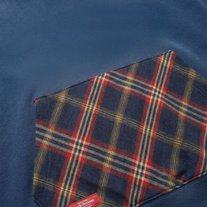 Sweat-shirt à capuche surdimensionné pour homme, design patchwork à carreaux, en coton polaire, décontracté, pour l'automne - Product Image 4