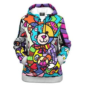 Sudadera con Capucha y Estampado Abstracto Colorido para Hombre, Sudadera de Punto de Poliéster para Otoño, Impresión por Sublimación, Logotipo Frontal - Product Image 3