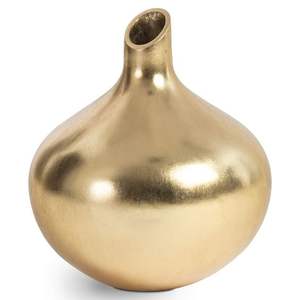 Jarrón de Metal con Filigrana Dorada de Estilo Nórdico - Jarrón Decorativo Abstracto Calado para Sala de Estar Moderna, Oficina, Adorno de Mesa - Product Image 6