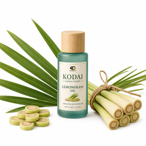Aceite Esencial de Limoncillo de Tamil Nadu 100% Puro y Natural de Primera Calidad, Destilado al Vapor, para Aromaterapia y Cuidado Facial, Kodai Global Export - Product Image 1