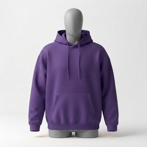Sweat-shirt à capuche unisexe en coton mélangé, décontracté, pour broderie et impression personnalisées - Product Image 5