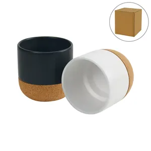 แก้วเซรามิกเคลือบด้าน 6 ออนซ์ พร้อมฐานไม้ก๊อก ผลิตภัณฑ์เซรามิก - Product Image 4