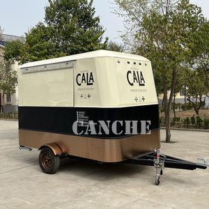 Mobile Food Kiosk Catering Fully Equipped BBQ Food Trailer Pizza Fast Food Trucks With Full Kitchen for Sale - Product Image 3