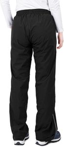 Pantalon de ski unisexe noir imperméable et chauffant, coupe-vent, taille élastique, 100 % nylon, résistant à l'eau 10 000 mm, vêtements de neige d'extérieur - Product Image 3