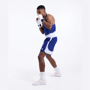 Conjunto de Singlet de Boxeo Personalizado para Hombre – Chaleco Deportivo Ligero y Transpirable y Pantalones Cortos, Uniforme de Boxeo para Entrenamiento y Competición - Product Image 4