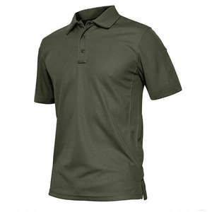 Camisa Polo Informal de Tela Suave y Cómoda, Ajuste Cómodo, Manga Corta para Viajes, Uso Social y Diario para Hombre - Product Image 3