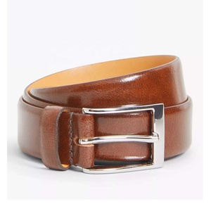 PIHA SPORTS Men's Polo Belt 100% Full Grain Leather with Steel Letter Buckle Lightweight Great for <b>Jeans</b> Casual Cowboy <b>Work</b> Wear - Product Image 3