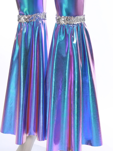 Womens 70s Disco Rompers Long <b>Pants</b> Jumpsuit For Jazz <b>Dance</b> Parties Performances Professional Ballroom Latin <b>Dance</b> Competition - Product Image 5