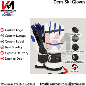 Ski <b>Gloves</b> Professional Heated Snow <b>Gloves</b> Rechargeable <b>Warm</b> Waterproof <b>Gloves</b> for Skiing OEM Supply - Product Image 4