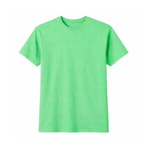 Camisetas para hombre, diseño liso, tela transpirable, corte regular, cuello redondo, manga corta, 100% algodón, antiarrugas, ecológicas. - Product Image 3