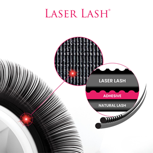 Plateaux d'extensions de cils Charmlash en gros, extensions de cils Plasma Laser, extensions de cils volume russe, technologie laser, sans huile - Product Image 1