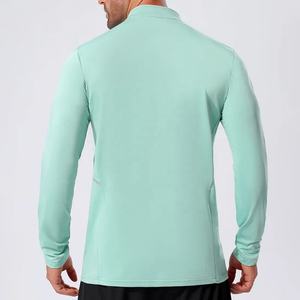 Blouson bomber sportif d'hiver en tissu extensible, enduit, anti-humidité et coupe-vent, pour le sport, faible MOQ, fournisseur OEM - Product Image 2
