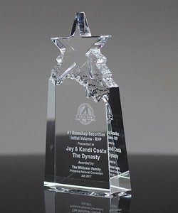 Trophée personnalisé en acrylique transparent Prix moderne gravé au laser pour l'excellence et la reconnaissance des réalisations - Product Image 4