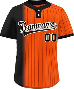 Uniforme de baseball OEM à séchage rapide, maillot de baseball personnalisé, impression numérique, logo sur le devant, nom d'équipe personnalisé, maillot de softball tendance - Product Image 4