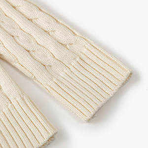 Pull tricoté à col montant pour garçons, manches longues, couleur unie, en coton torsadé, pour bébés - Vente en gros pour fabricants de pulls - Product Image 4