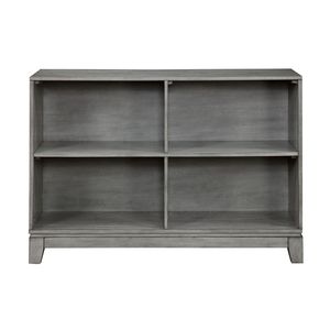 Libreria in Legno con 4 Ripiani, Finitura Grigia, 1 Pezzo, Mobili per Librerie e Scaffali - Product Image 1