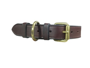 Luxury Crystal Leather <b>Dog</b> <b>Collar</b> Double Stitch Padded Premium Pet Accessory - Product Image 2