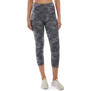 Women's High Waist Cropped <b>Leggings</b> Camo Print Stretch Knitted Sporty Style All Seasons Spandex Polyester - Product Image 1