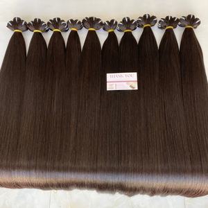 Extensiones de Cabello Humano Remy Vietnamita al por Mayor, Doble Trama, Liso Sedoso, Alta Calidad, para Colorear en Todos los Colores - Product Image 1