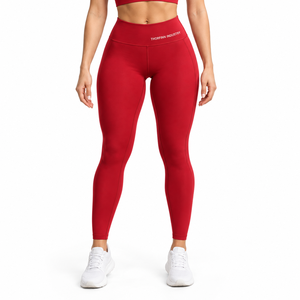 Leggings pour femmes à séchage rapide, nouveau design, couleur unique, taille haute, style décontracté, leggings pour femmes à prix abordable avec logo personnalisé - Product Image 1