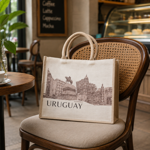 Sac cadeau en jute miniature imprimé sur mesure |   Sac fourre-tout promotionnel écologique réutilisable pour souvenirs, sac de shopping personnalisé avec logo, sac cadeau - Product Image 5