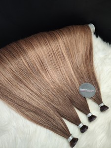 ผมต่อแบบไร้รอยต่อ 100% Genius Weft ผมแท้แบบ Double Drawn Remy  แบบเวอร์จิ้นดิบ  ต่อผมด้วยเครื่องจักรแบบ Double Weft - Product Image 2