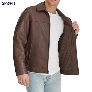 Custom Casual Winter Warm Padded Pilot Retro Windproof Waterproof MA1 Flight Bomber <b>Jacket</b> Stand Collar Zipper Closure for <b>Men</b> - Product Image 5