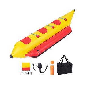 Pompa d'aria elettrica inclusa Banana Boat gonfiabile per 3 persone con borsa per il trasporto e Kit di riparazione per il Rafting - Product Image 3