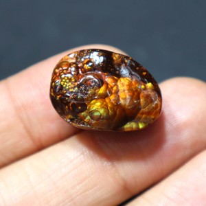 Mexican Fire Agate Druzy Cabochon Natural Fire Agate Druzy Stone Handmade Polished for Jewelry Making Wholesale - Product Image 2