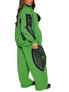 Ensemble de survêtement en nylon pour femme, coupe courte, coupe-vent, nouvelle collection, idéal pour l'été, vente en gros de vêtements de sport - Product Image 6