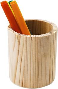 Handmade <b>Wooden</b> Pencil Cup for Office Decor <b>Solid</b> Oak Pen Holder for Executive <b>Desk</b> <b>Wooden</b> <b>Desk</b> Storage for Writing Accessories - Product Image 5