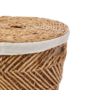 Cesta de jacinto de agua hecha a mano ecológica al por mayor, organizador decorativo ligero y duradero para hoteles y supermercados - Product Image 4