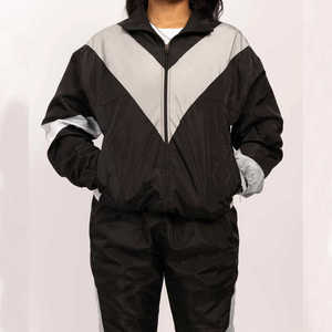 Survêtement coupe-vent en nylon personnalisé de haute qualité pour femme – Ensemble d'entraînement d'été – Vente en gros - Product Image 4