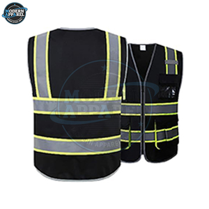 Fabrication de gilets de sécurité pour hommes en matériau respirant sur mesure, prix d'usine, coupe ajustée, vêtements de travail pour hommes - Product Image 3